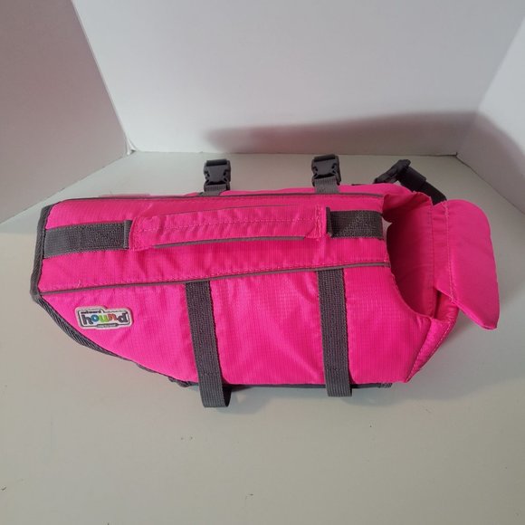 Outward Hound Granby Small Pink & Gray Polyester Dog Flotation Jacket Co… - Picture 2 of 10